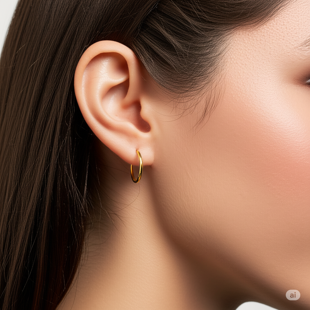 Hoops M (2mm) - Solid Gold