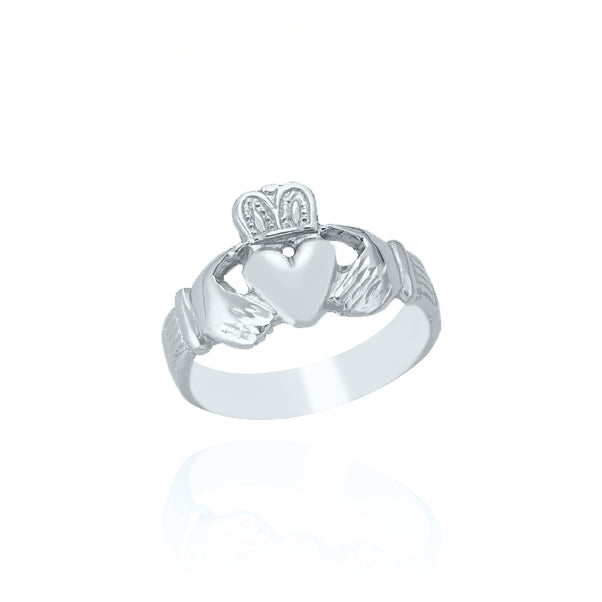 Sterling Silver Large Claddagh Ring