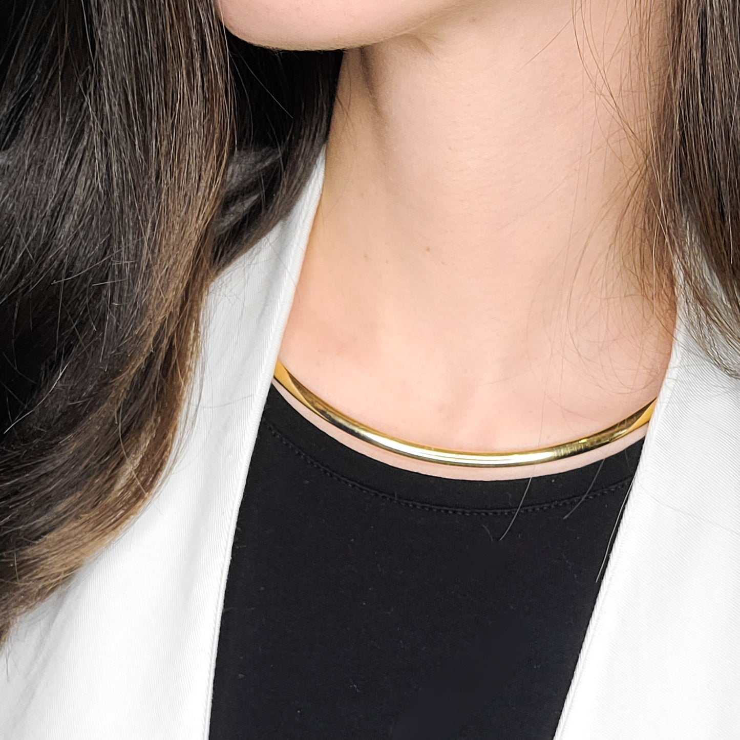 Omega Chain (5.0mm) - Solid Gold