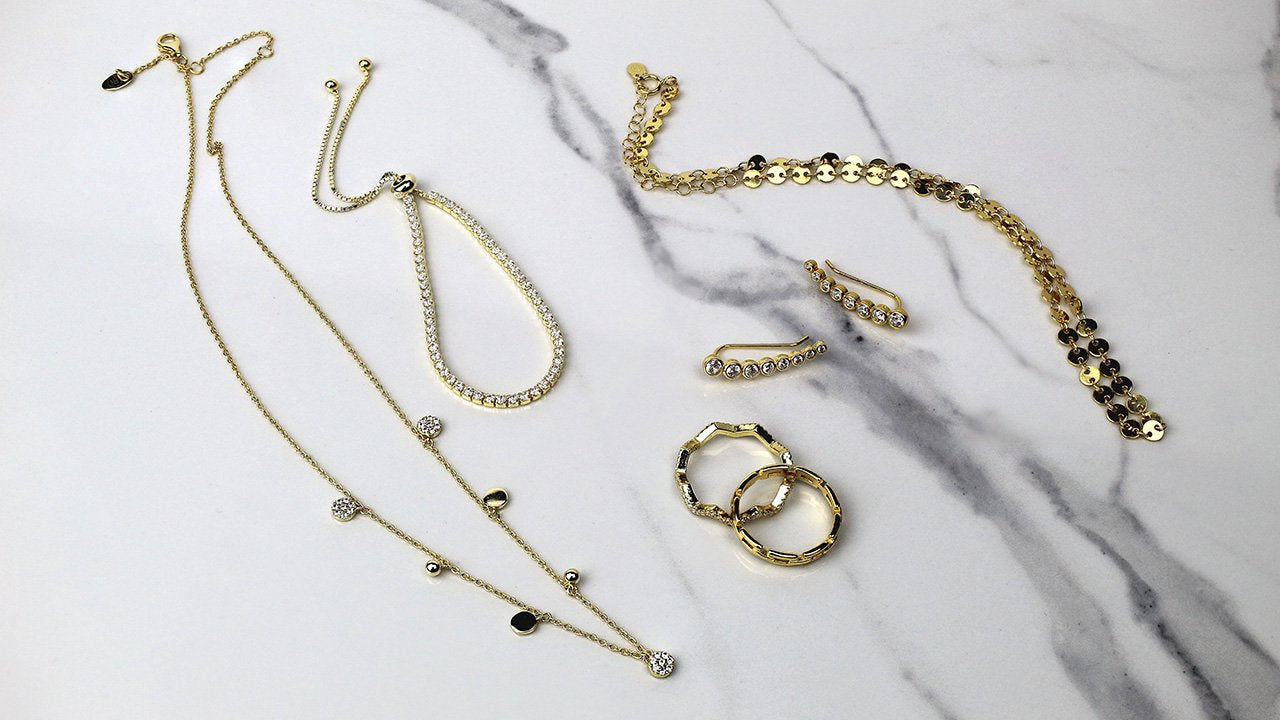 18kt Yellow Gold Plated Hello Yellow Jewellery Collection