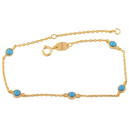 Sterling Silver bracelet plated in 18kt yellow gold