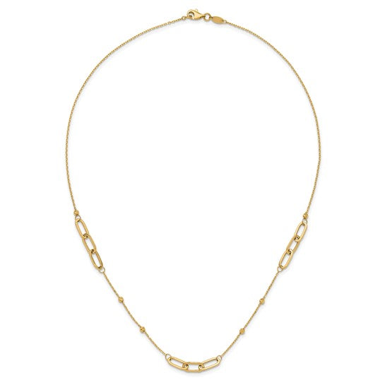 14KT Yellow Gold Link Necklace