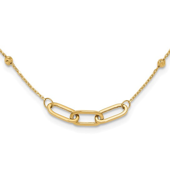 14KT Yellow Gold Link Necklace