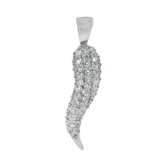 Sterling silver Pepper set with Cubic Zirconia 