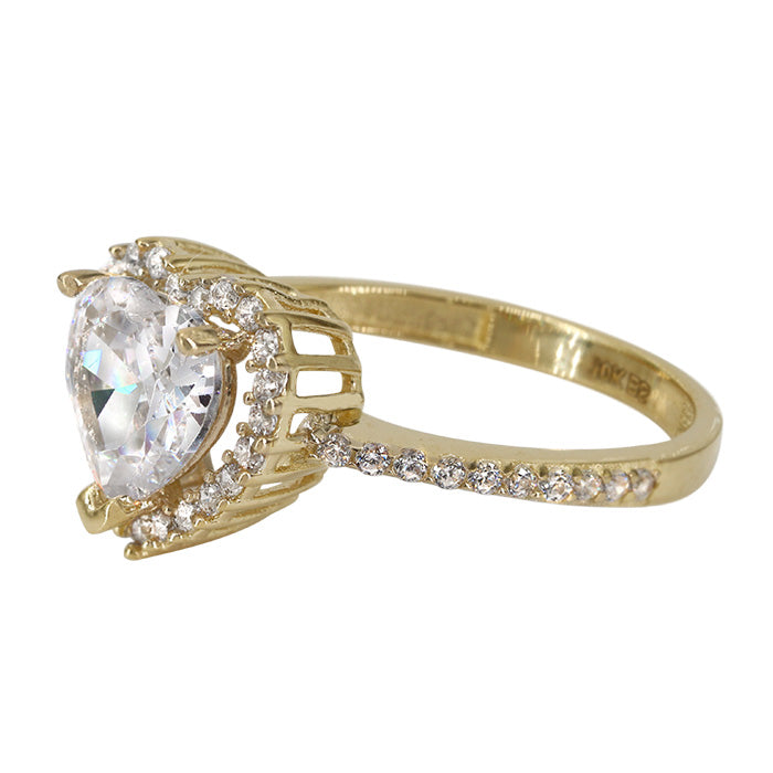 Cubic Heart - 10kt Gold