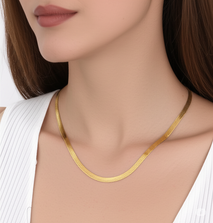 Herringbone (3.5mm) - Gold