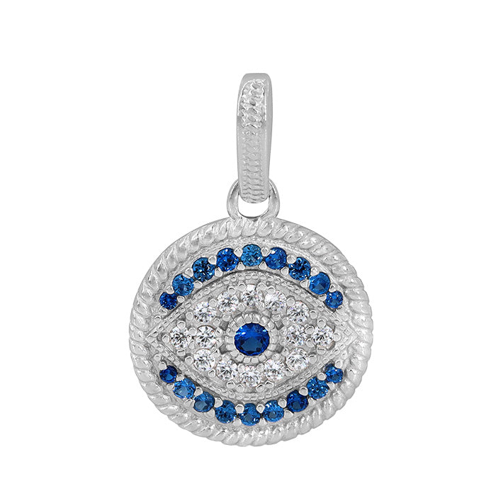Cubic Evil Eye - Silver