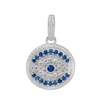 Cubic Evil Eye - Silver