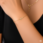 Cubic Cross bracelet - 10KT