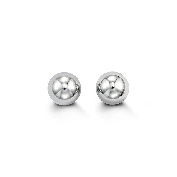 14kt White Gold 7mm Ball Studs