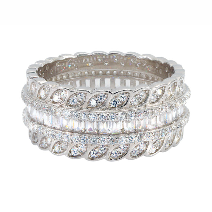 Sterling Silver 10mm cubic ring