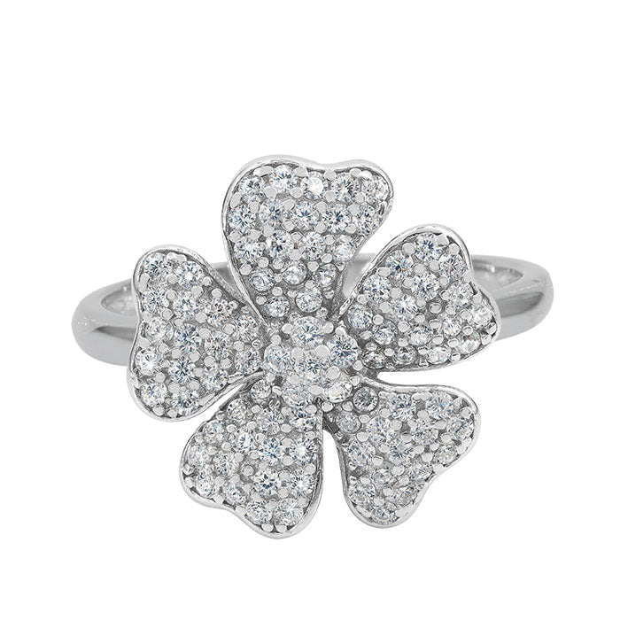 Sterling Silver flower ring