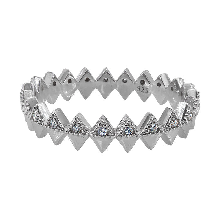 Cubic Sterling Silver Ring