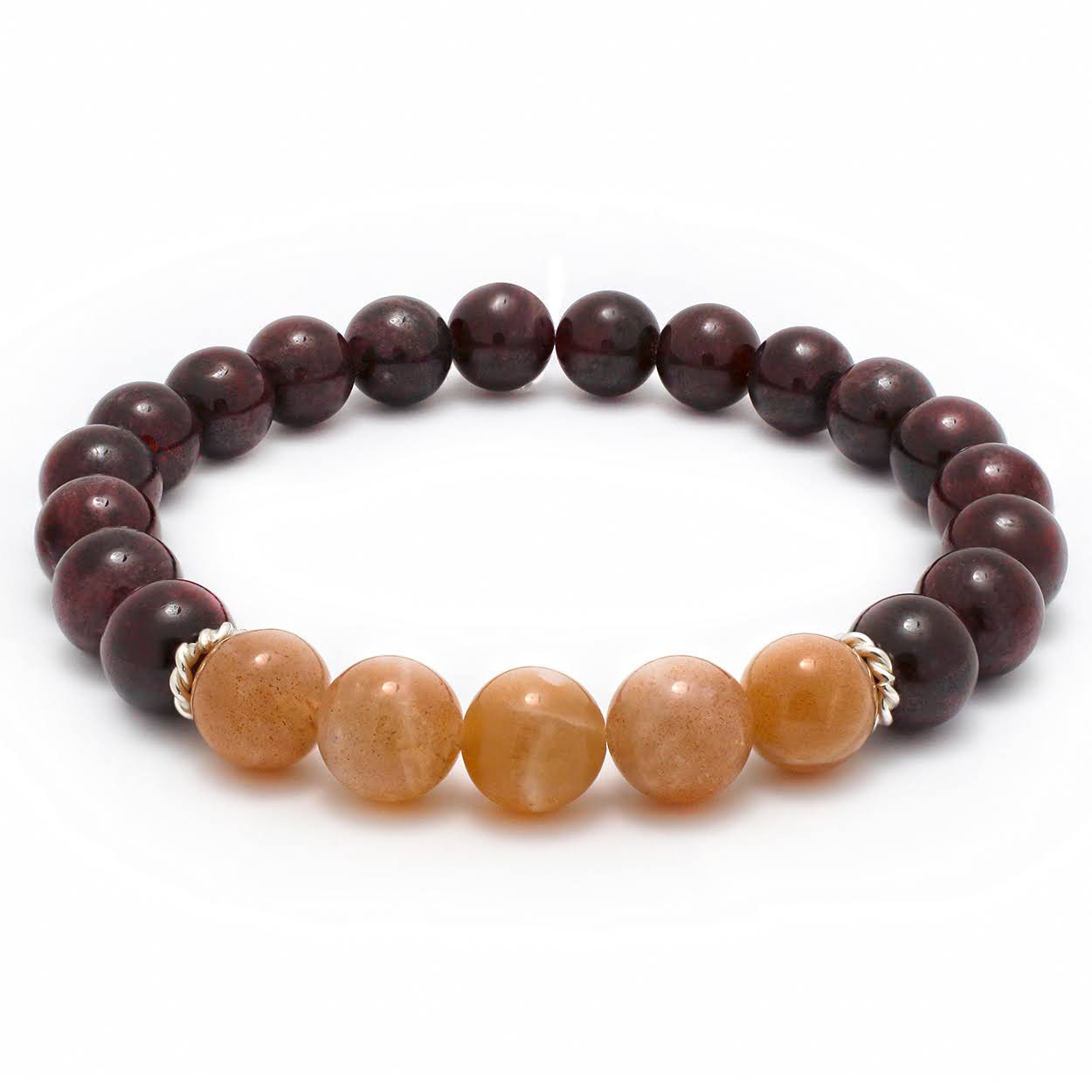 Love & Devotion - Garnet & Moonstone