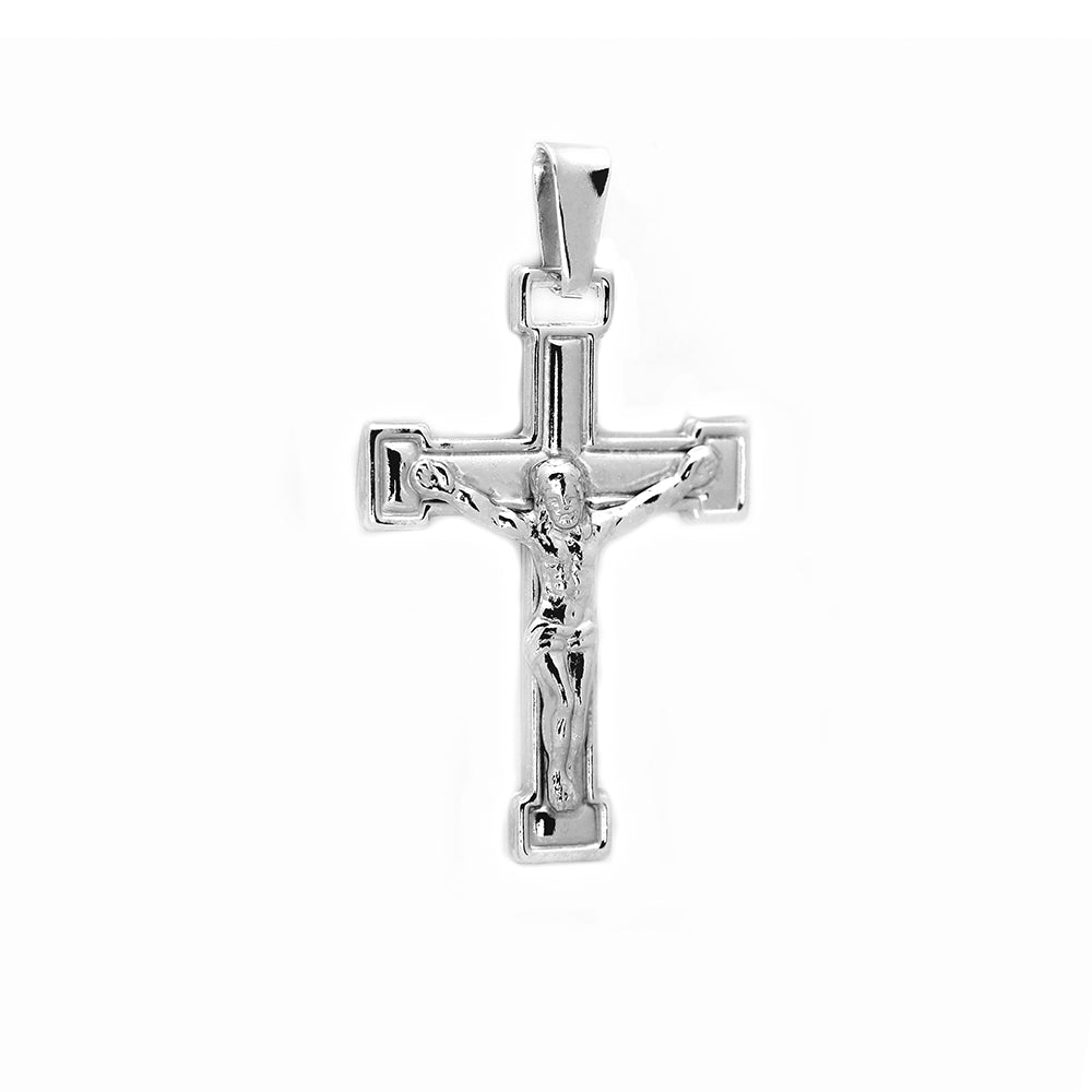 Sterling Silver Squared Crucifix
