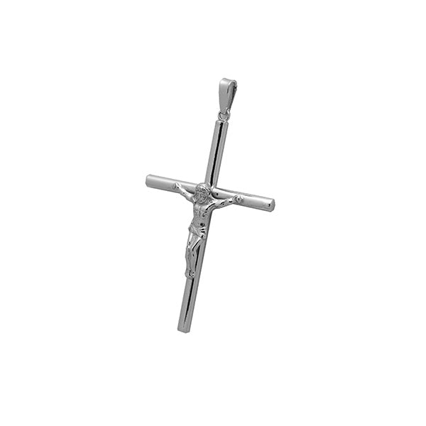 Sterling Silver Crucifix Pendant with Bail