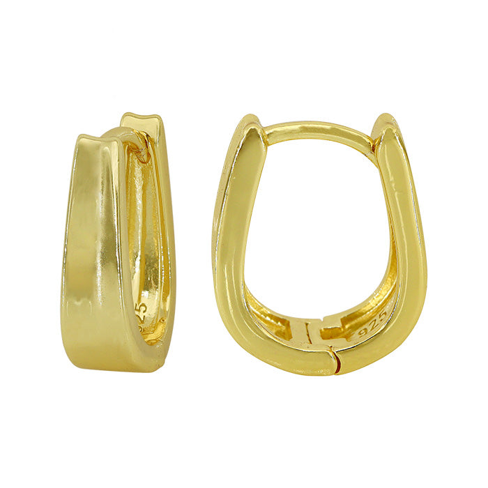 Atto Orecchini In Argento 925 – Palline Liscie Da 12 Mm, Chiusura A Pressione, Regalo In Confezione