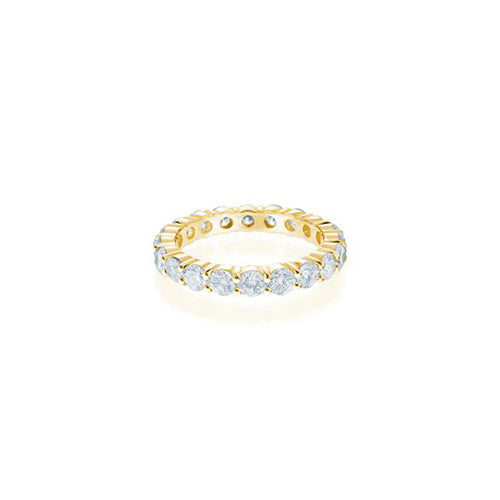 Shared Prong Diamond Eternity Band 2.00CTW Solid Gold Yellow