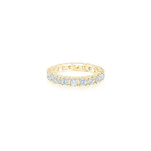 4-Prong Diamond Eternity Band 2.00CTW Solid Gold Yellow