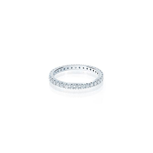 4-Prong Diamond Eternity Band 0.34CTW Solid Gold White