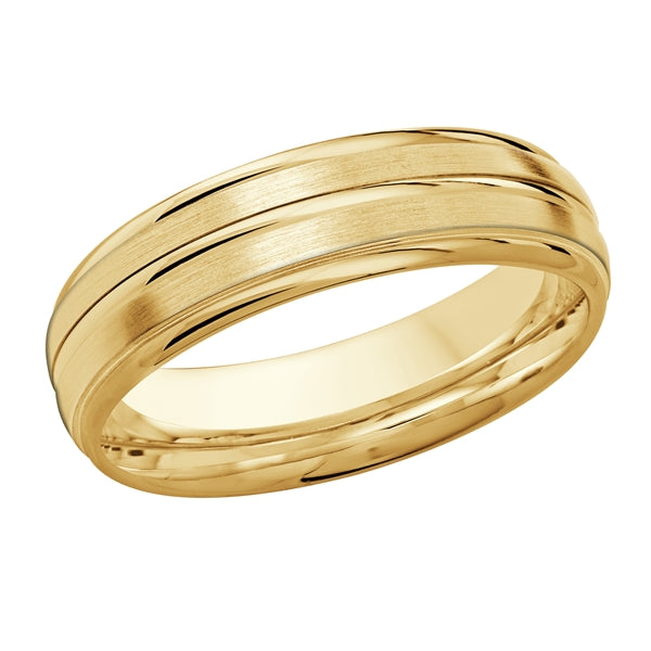 STYLE-009 - 6mm Solid Gold Yellow