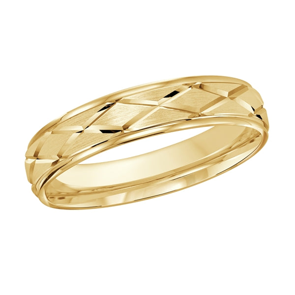 Style 20 Malo Wedding Band Solid Gold Yellow