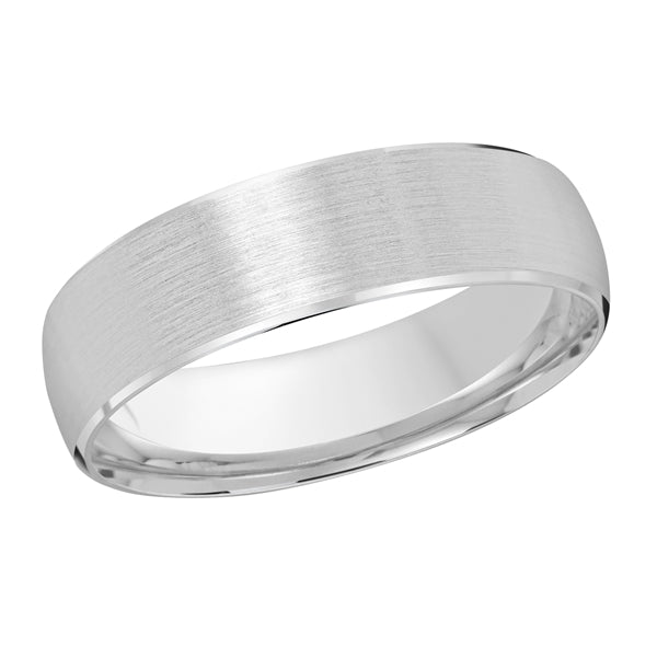 Style 23 Malo Wedding Bands Solid Gold White