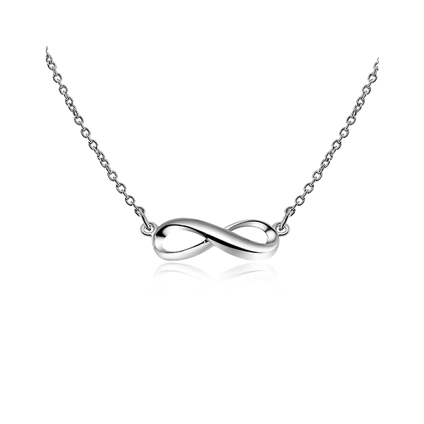 Legend Sterling Silver Infinity Pendant Necklace