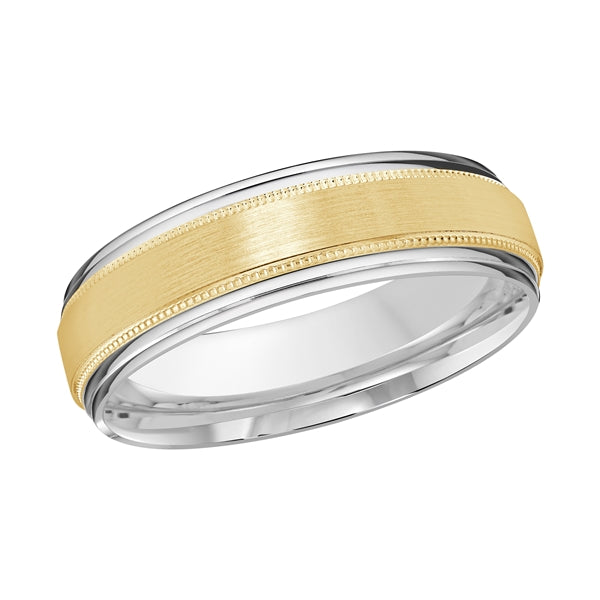 STYLE-005 - 6mm Solid Gold White Yellow