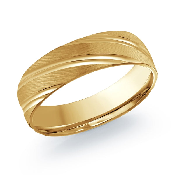 STYLE-007 - 6mm Solid Gold Yellow