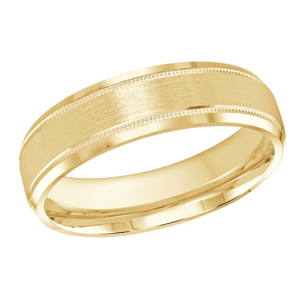 STYLE-008 - 6mm Solid Gold Yellow