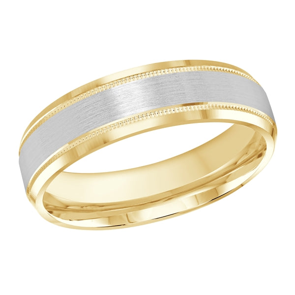 STYLE-008 - 6mm Solid Gold Yellow White