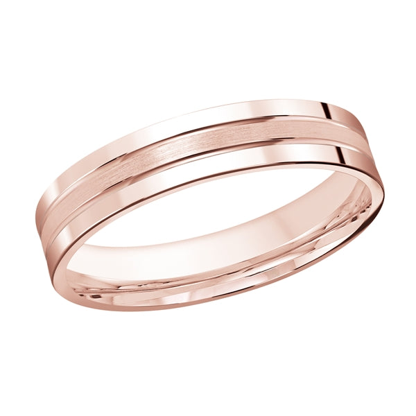 Style 29 Malo Wedding Band Solid Gold Rose