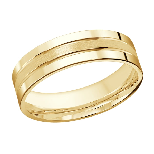 Style 30 Malo Wedding Band  Solid Gold Yellow