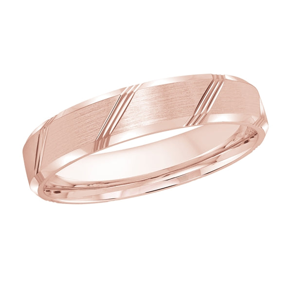 Style 31 Malo Wedding Band Solid Gold Rose