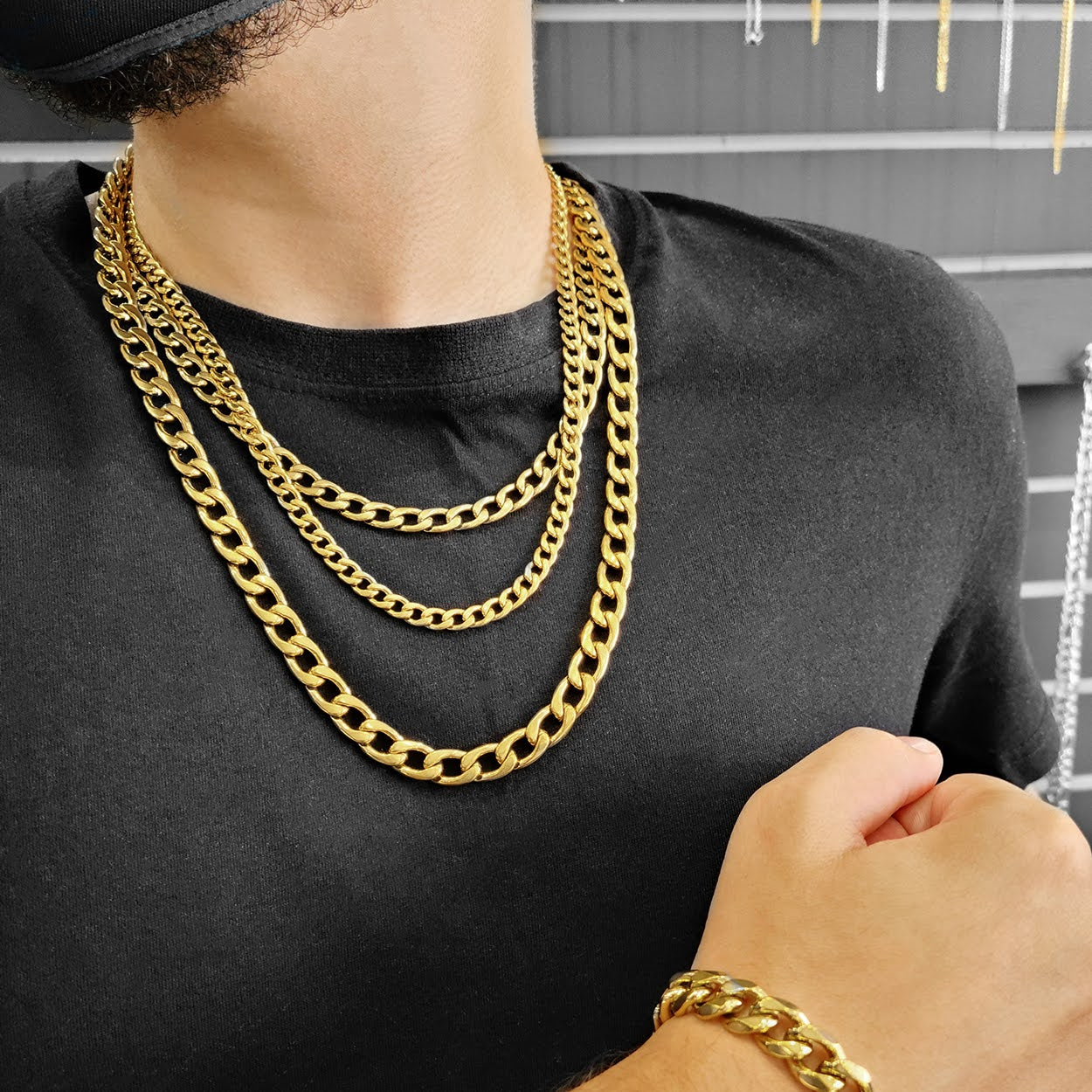 9.5 mm store cuban link chain