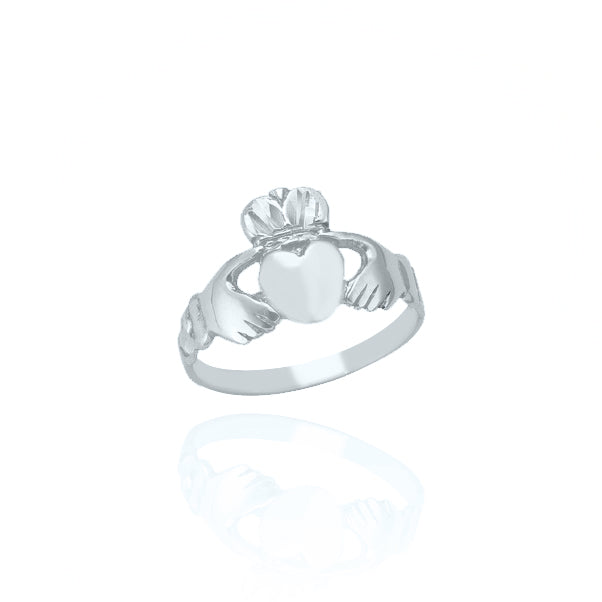 Sterling Silver Claddagh Ring Small