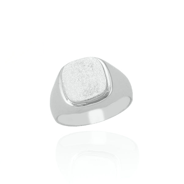 Rounded Square Signet - 10KT