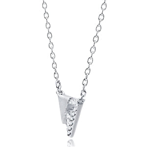 Sterling Silver Reflections Necklace with Cubic Zirconia 2