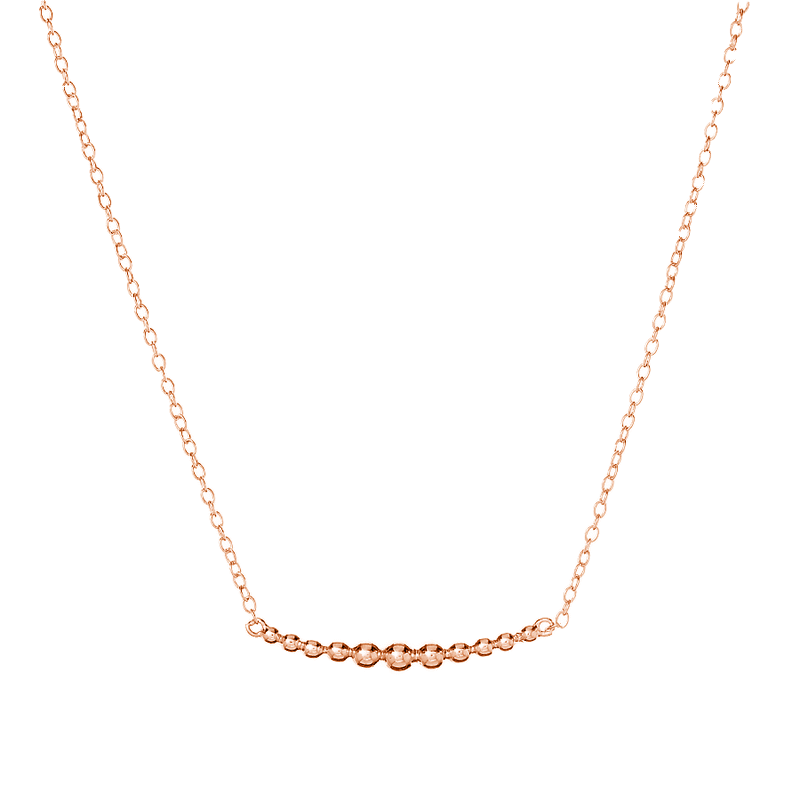 18kt Rose Gold Plated Simplicity Necklace