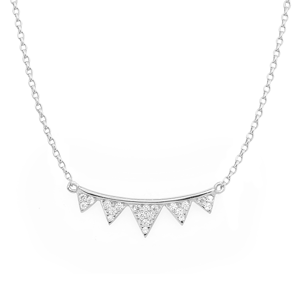 Sterling Silver Icicles Necklace