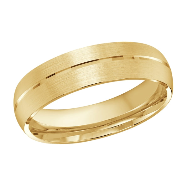 Style 017 Malo Wedding Band Solid Gold Yellow