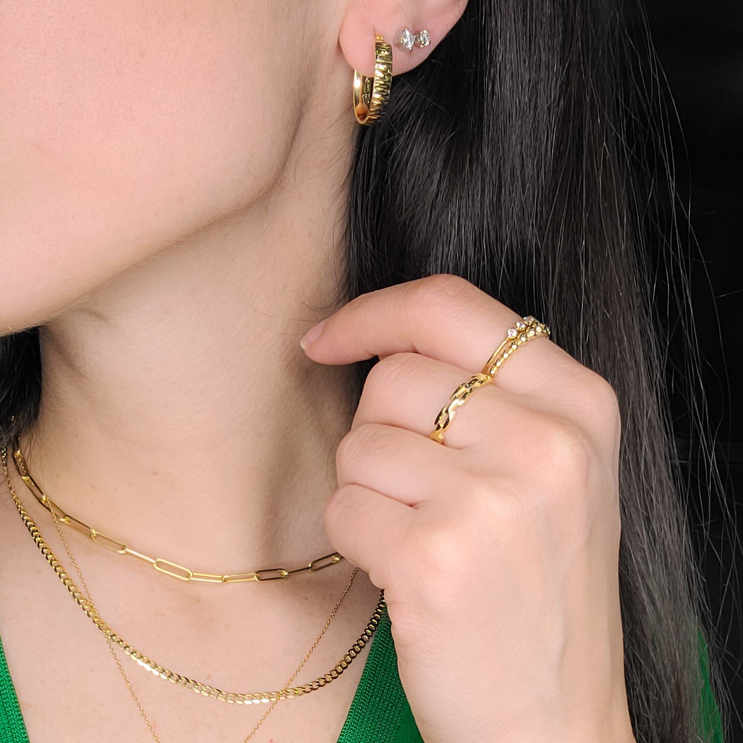 Links Ring - 10KT Gold
