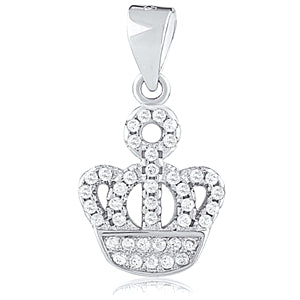 Sterling Silver crown pendant