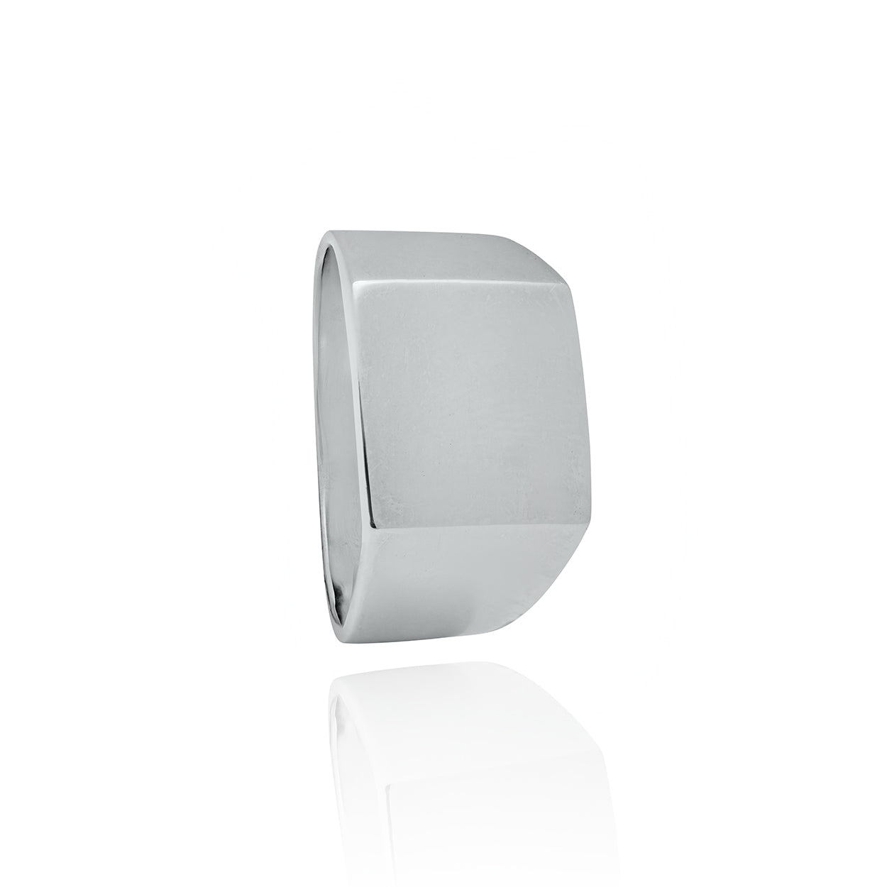 Square Signet Ring Sterling Silver 1