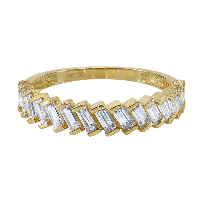 10KT Yellow Gold Baguette ring