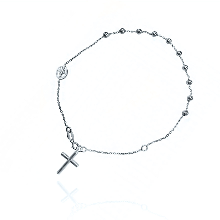 Sterling Silver Rosary bracelet