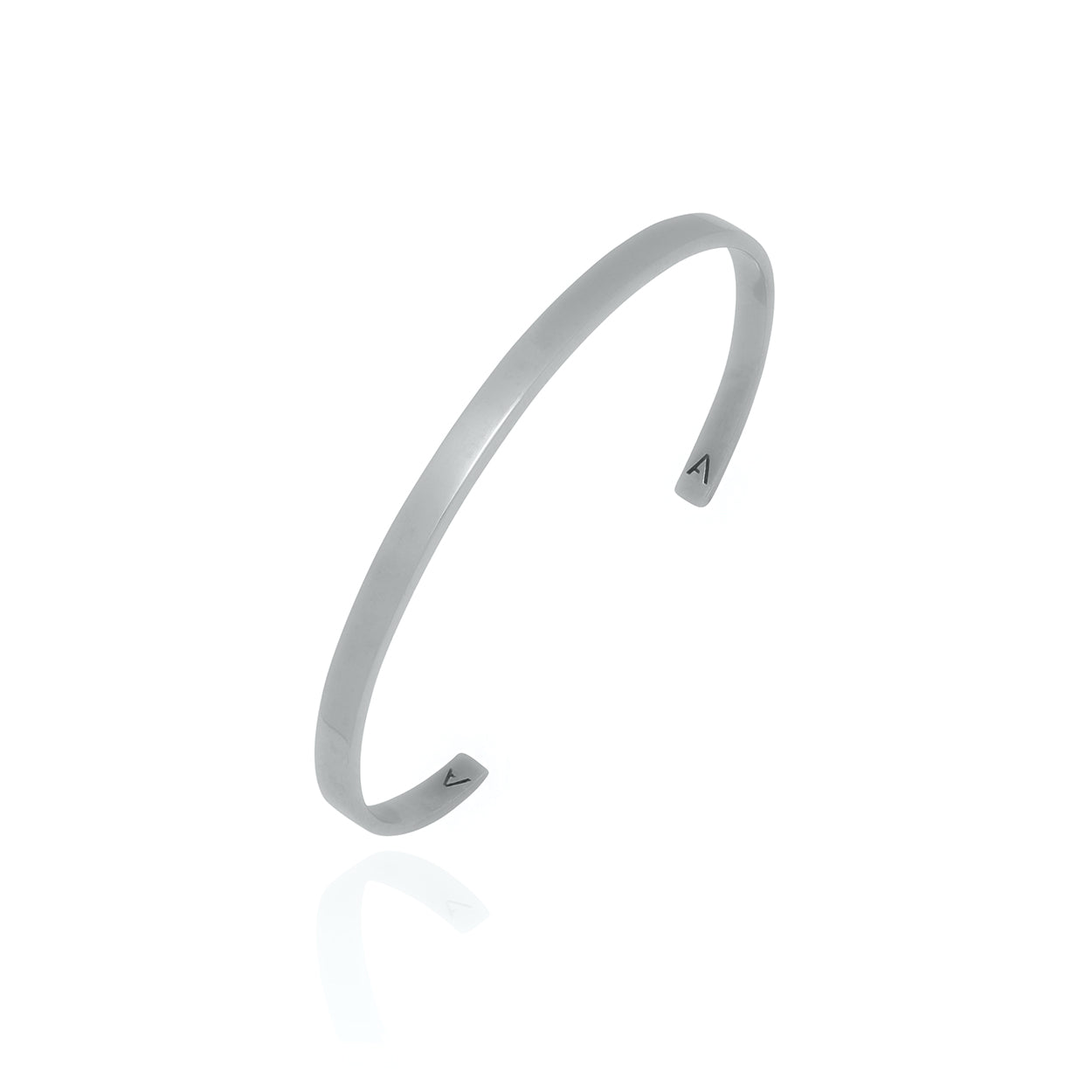 Solid Gold Avanti Bangle Silver