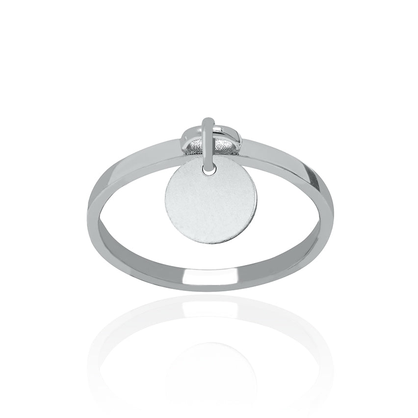 Silver store dangle ring