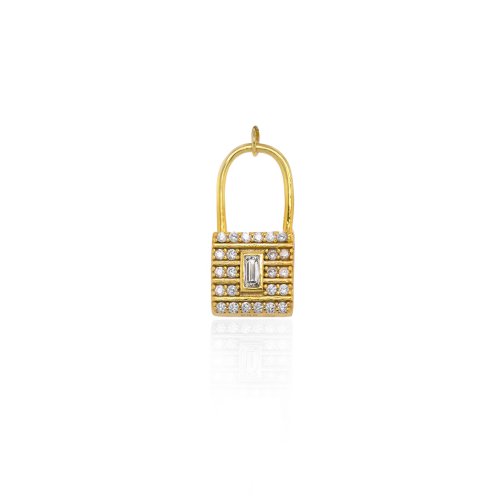 Locked Pendant - Gold